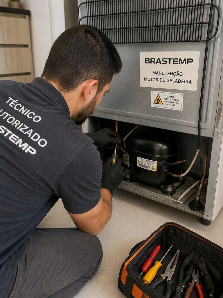 Manutenção de motor de freezer Electrolux em Maringá